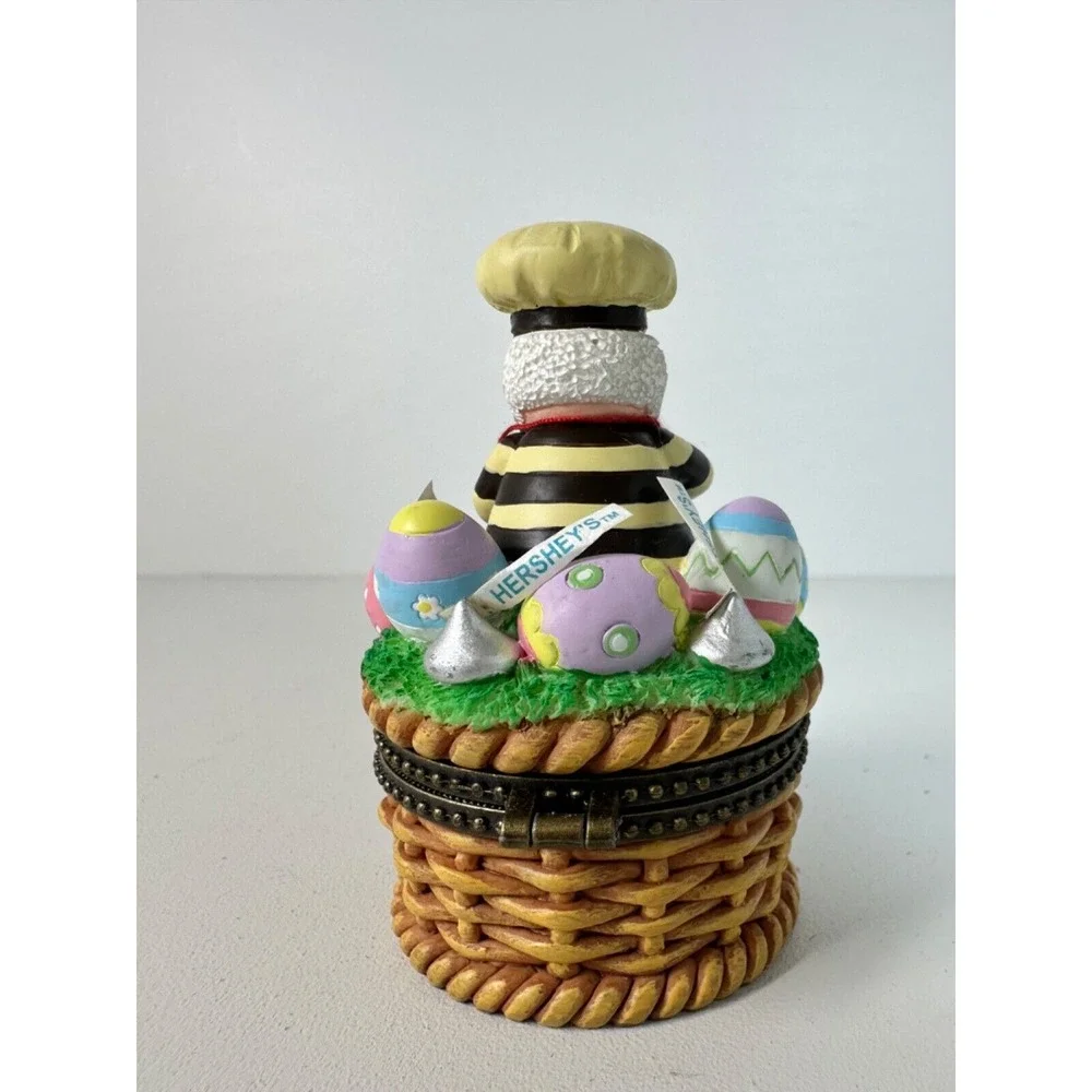 VTG Hershey's‎ Collectible Happy Easter Eggs Hershey Kisses 2002 Trinket Box NOS